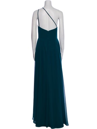 Jenny Yoo One-Shoulder Long Dress