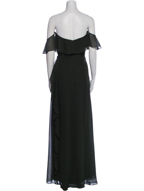 Jenny Yoo Off-The-Shoulder Long Dress