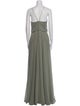 Jenny Yoo V-Neck Long Dress