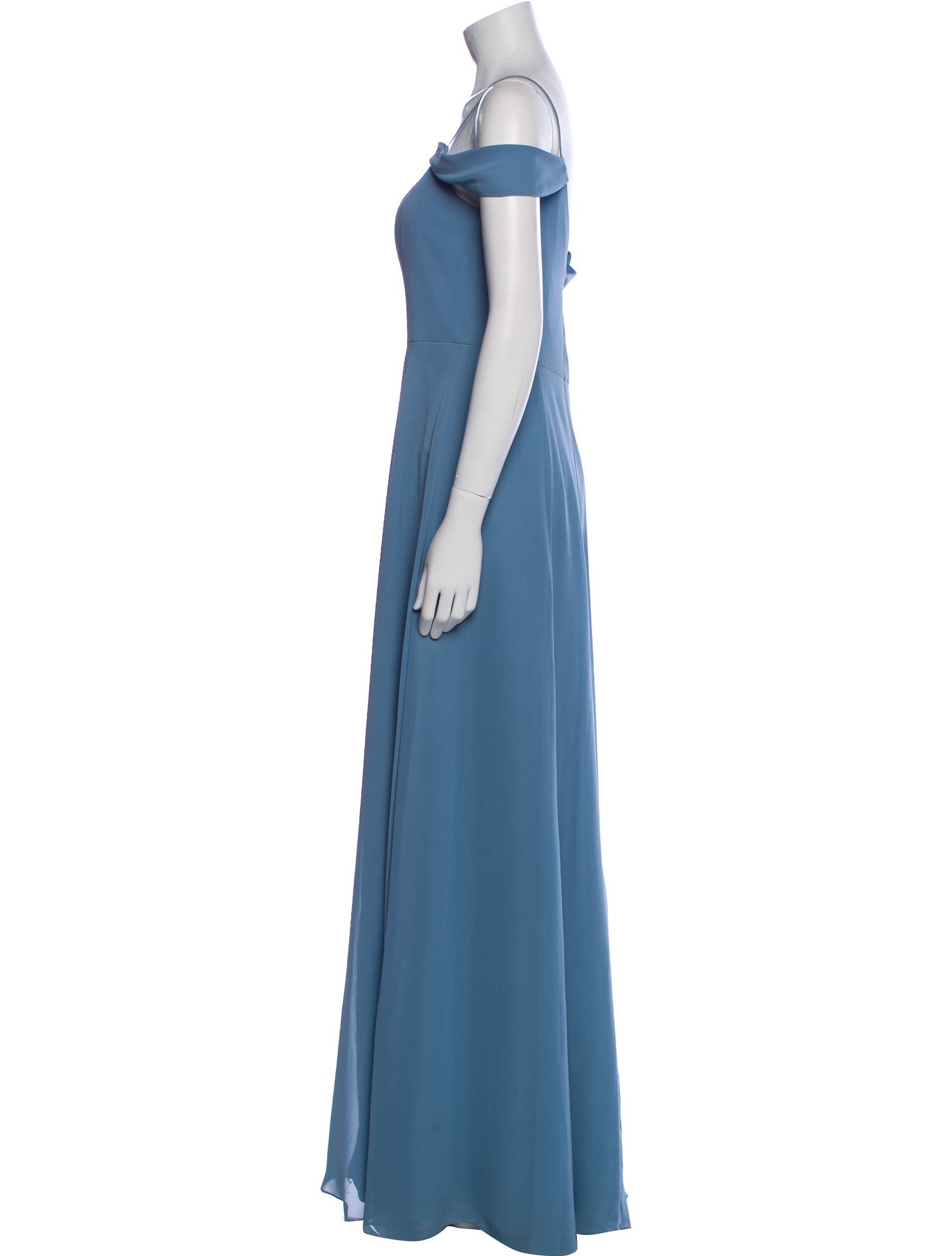 Jenny Yoo V-Neck Long Dress