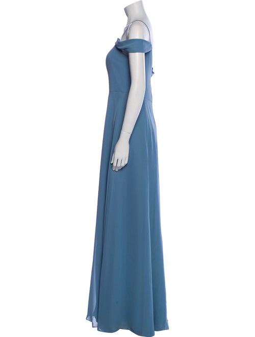 Jenny Yoo V-Neck Long Dress
