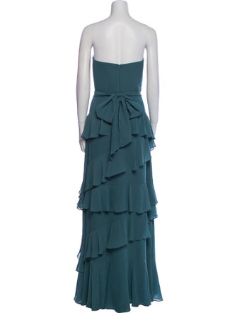 Jenny Yoo Strapless Long Dress