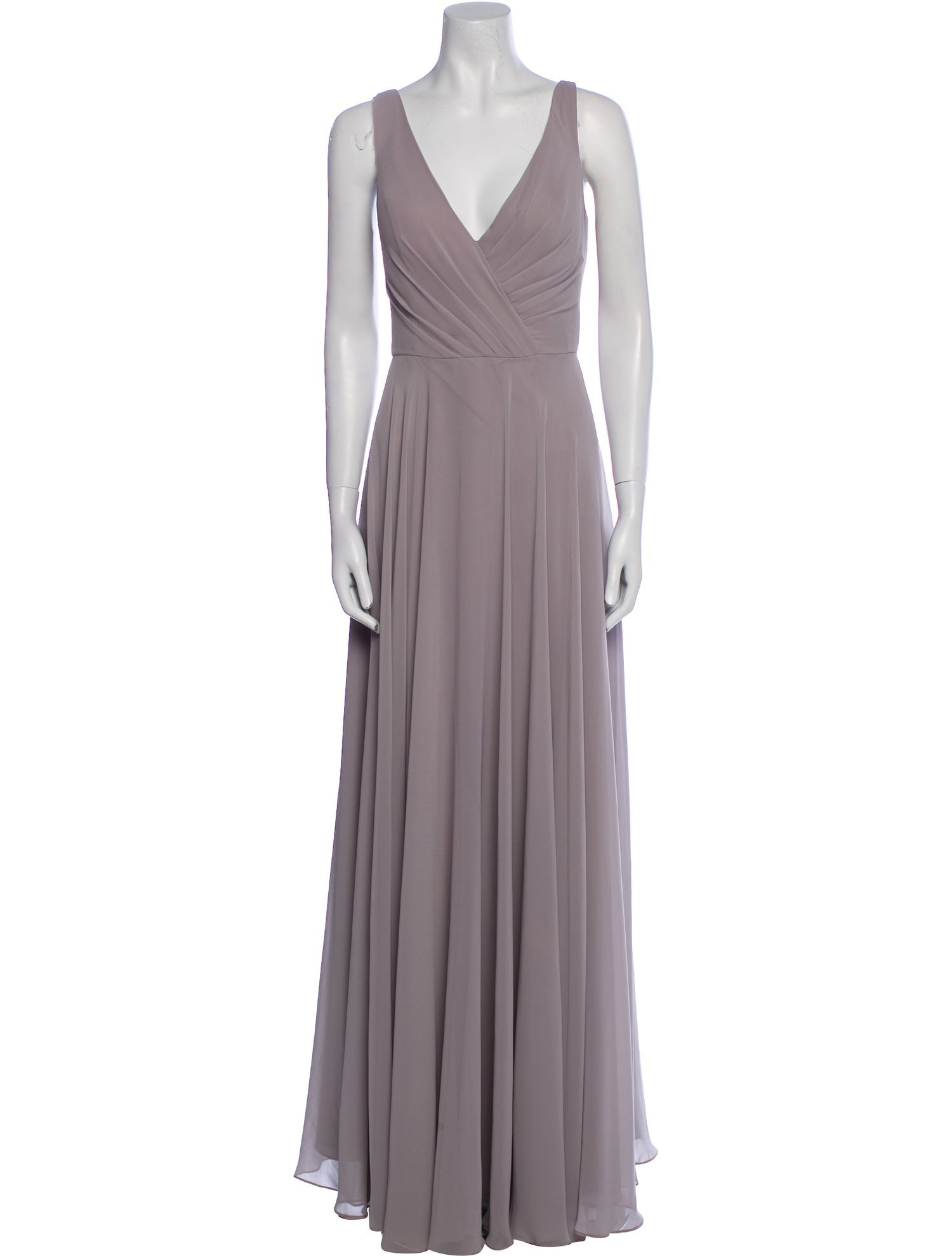 Jenny Yoo V-Neck Long Dress