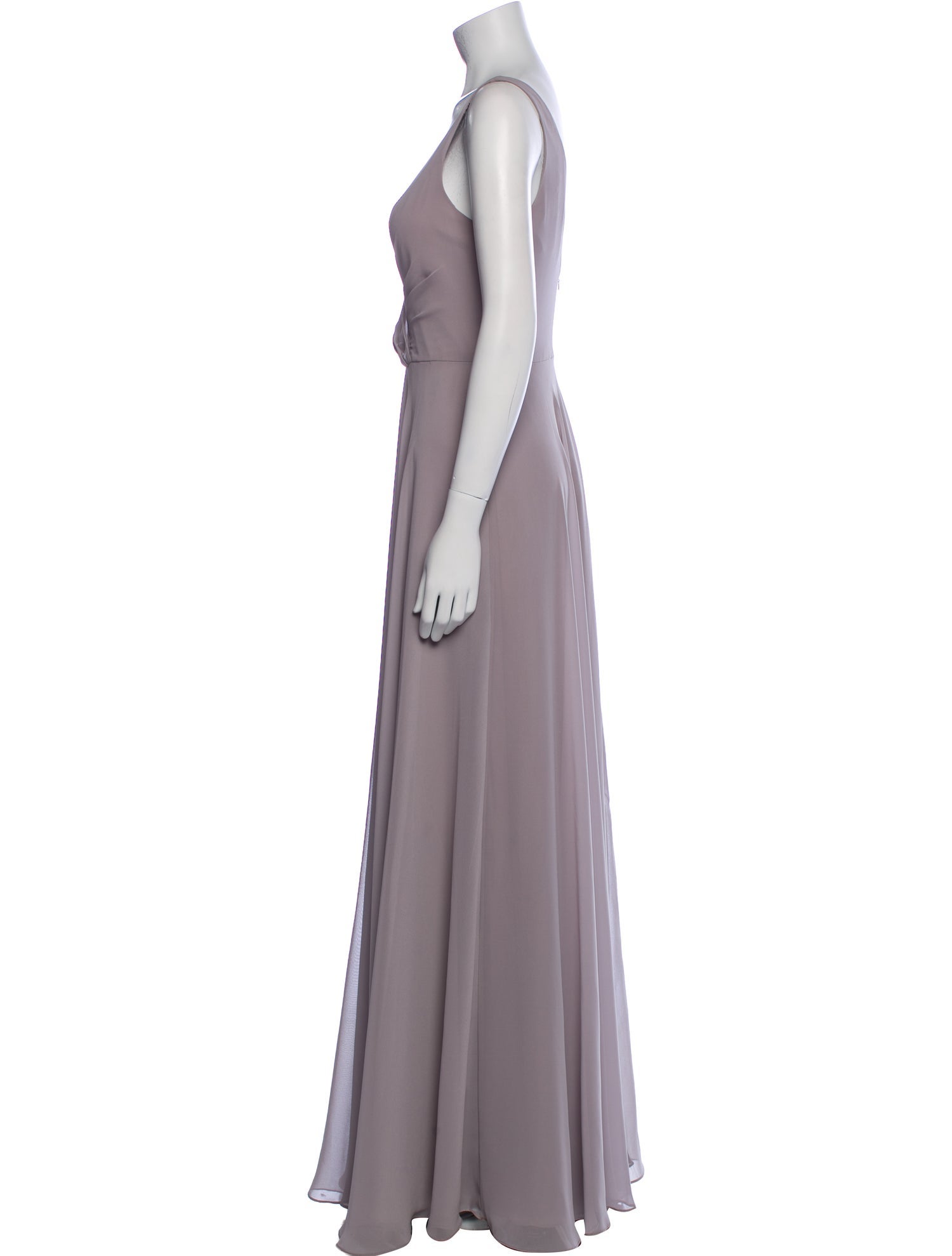 Jenny Yoo V-Neck Long Dress