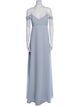 Jenny Yoo V-Neck Long Dress