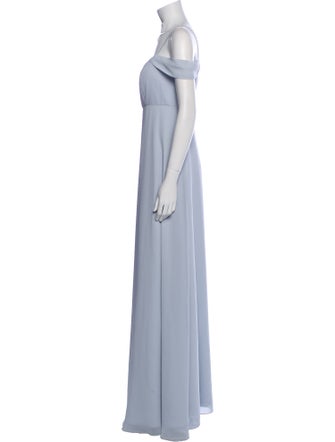 Jenny Yoo V-Neck Long Dress