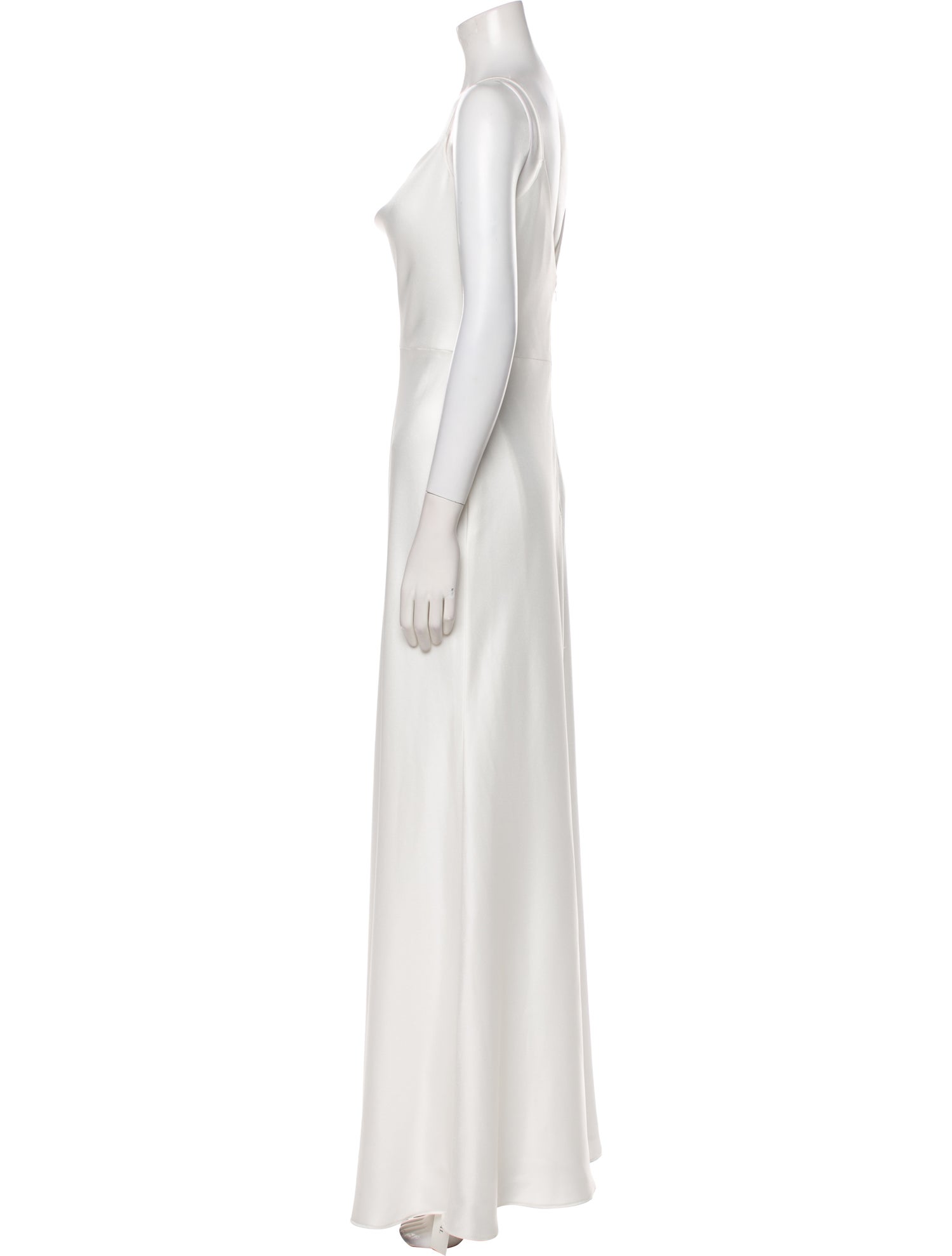 Jenny Yoo Cowl Neck Long Dress