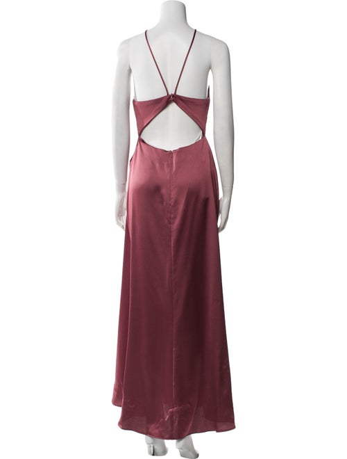 Jenny Yoo Halterneck Long Dress