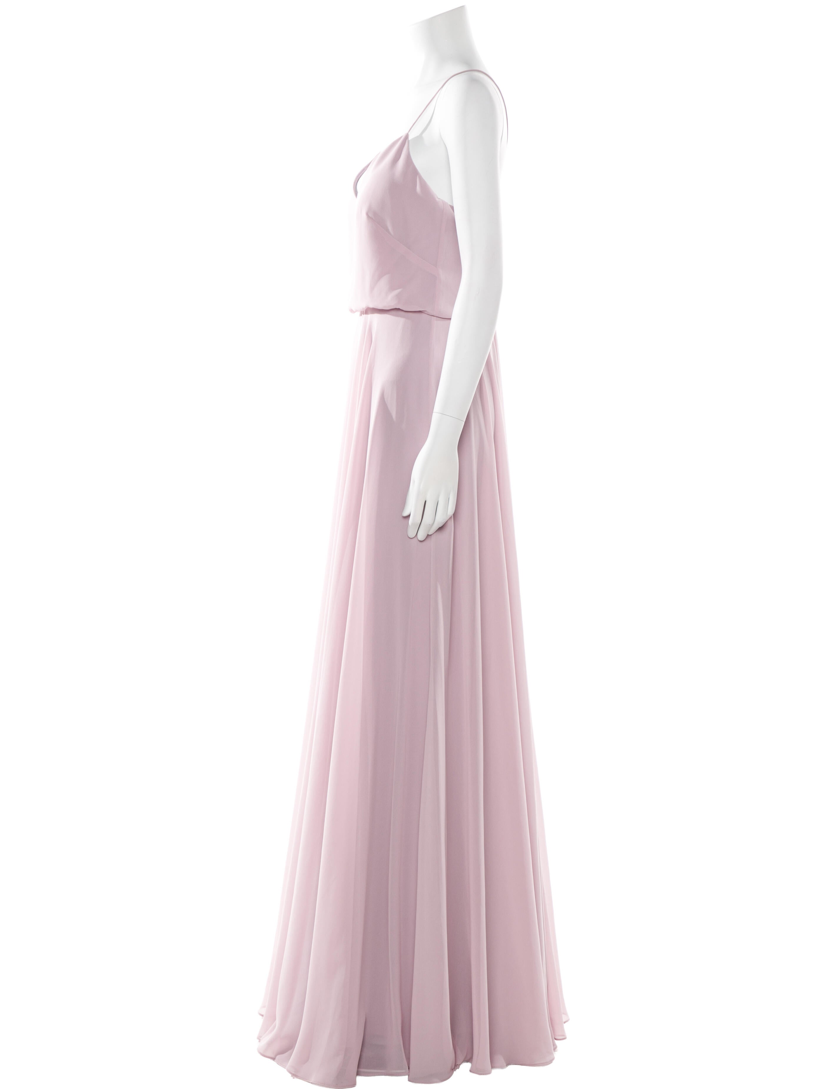 Jenny Yoo V-Neck Long Dress