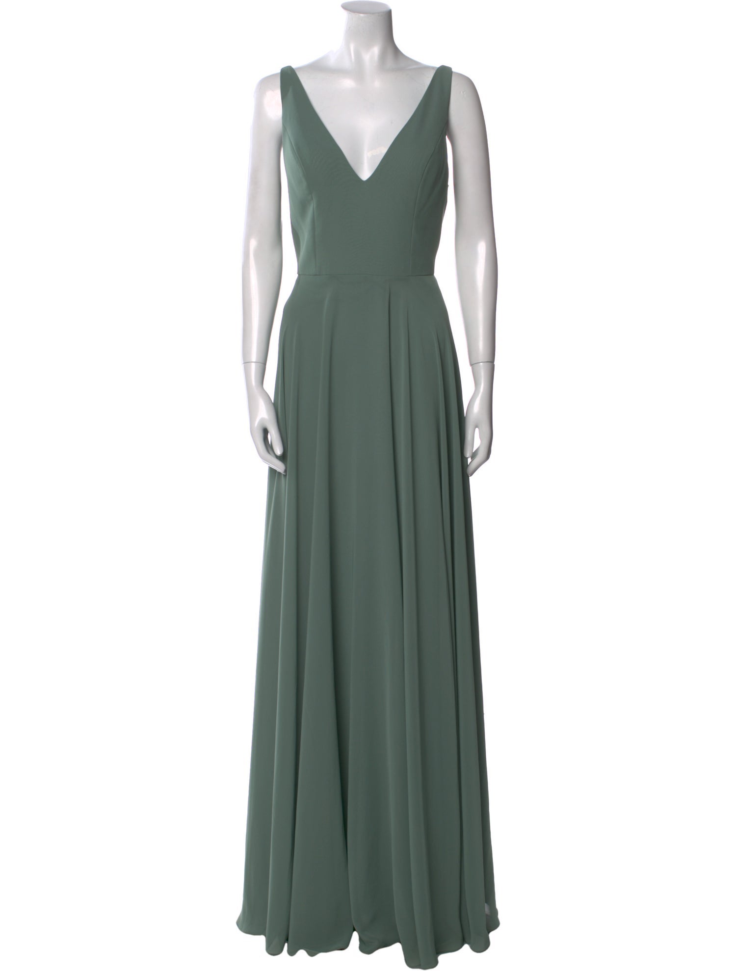 Jenny Yoo V-Neck Long Dress w/ Tags