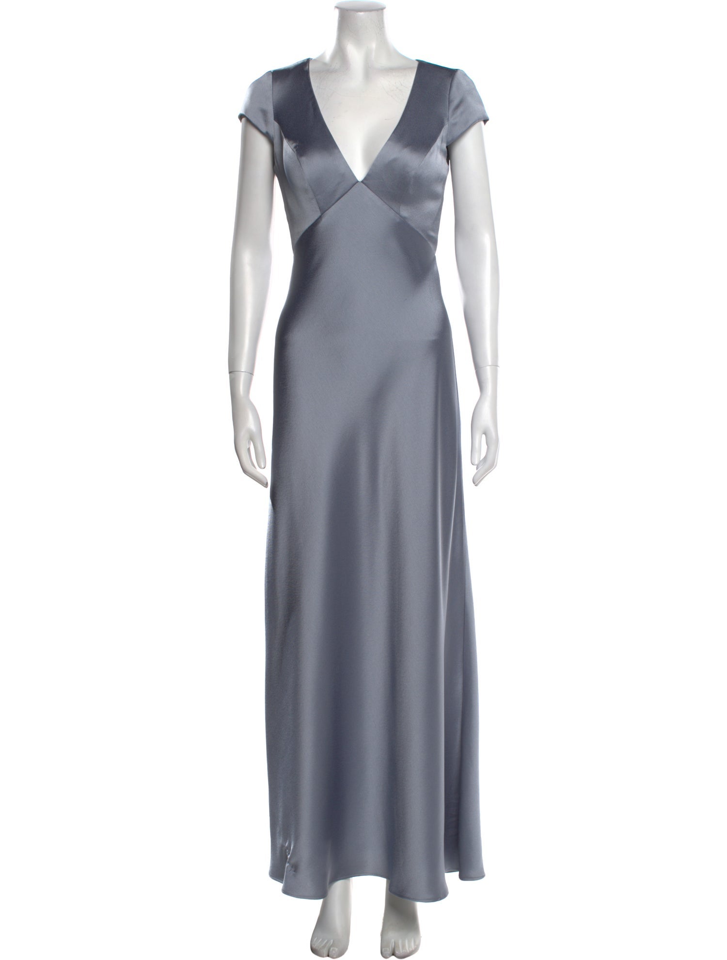 Jenny Yoo V-Neck Long Dress