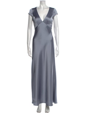 Jenny Yoo V-Neck Long Dress