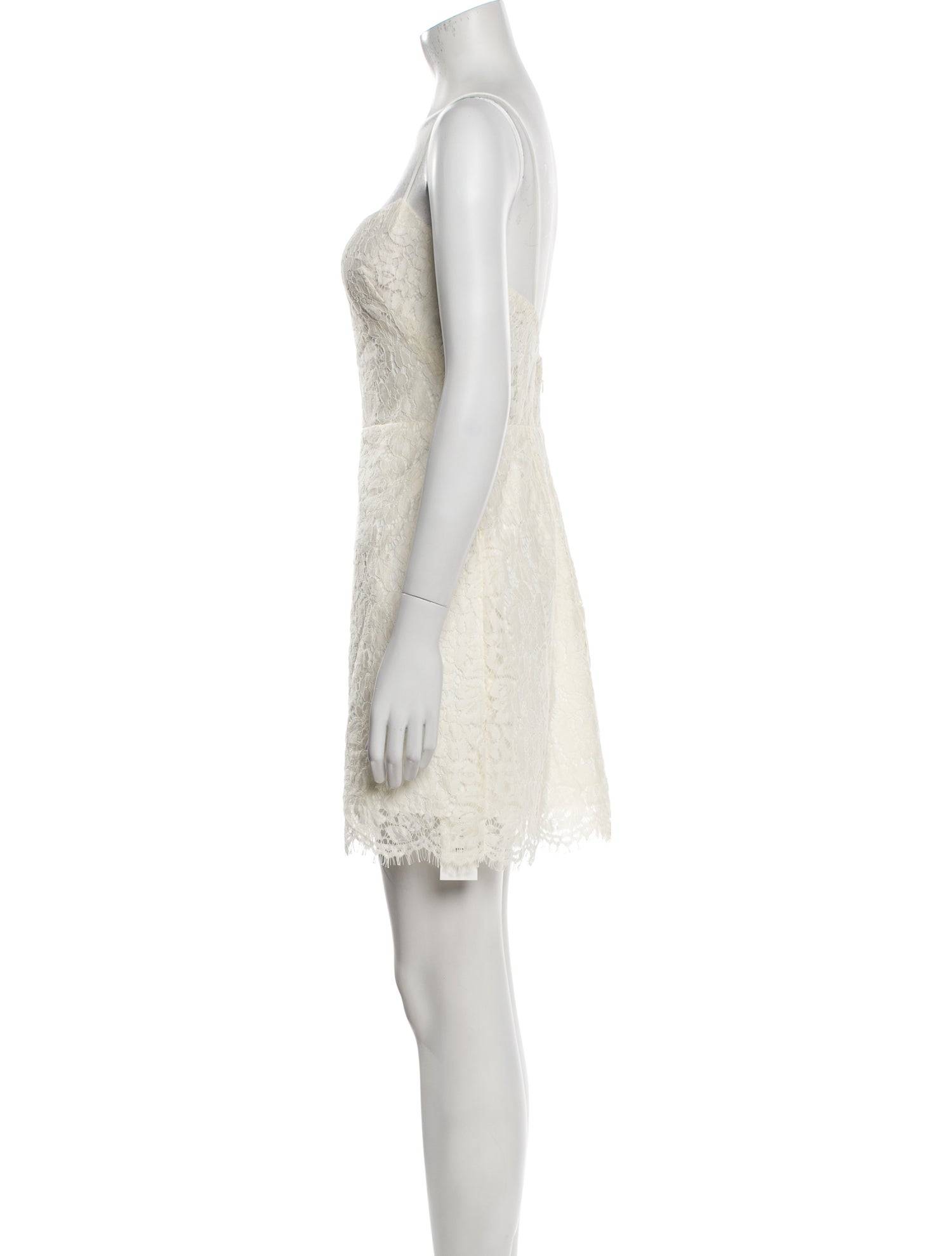 Jenny Yoo Square Neckline Mini Dress w/ Tags