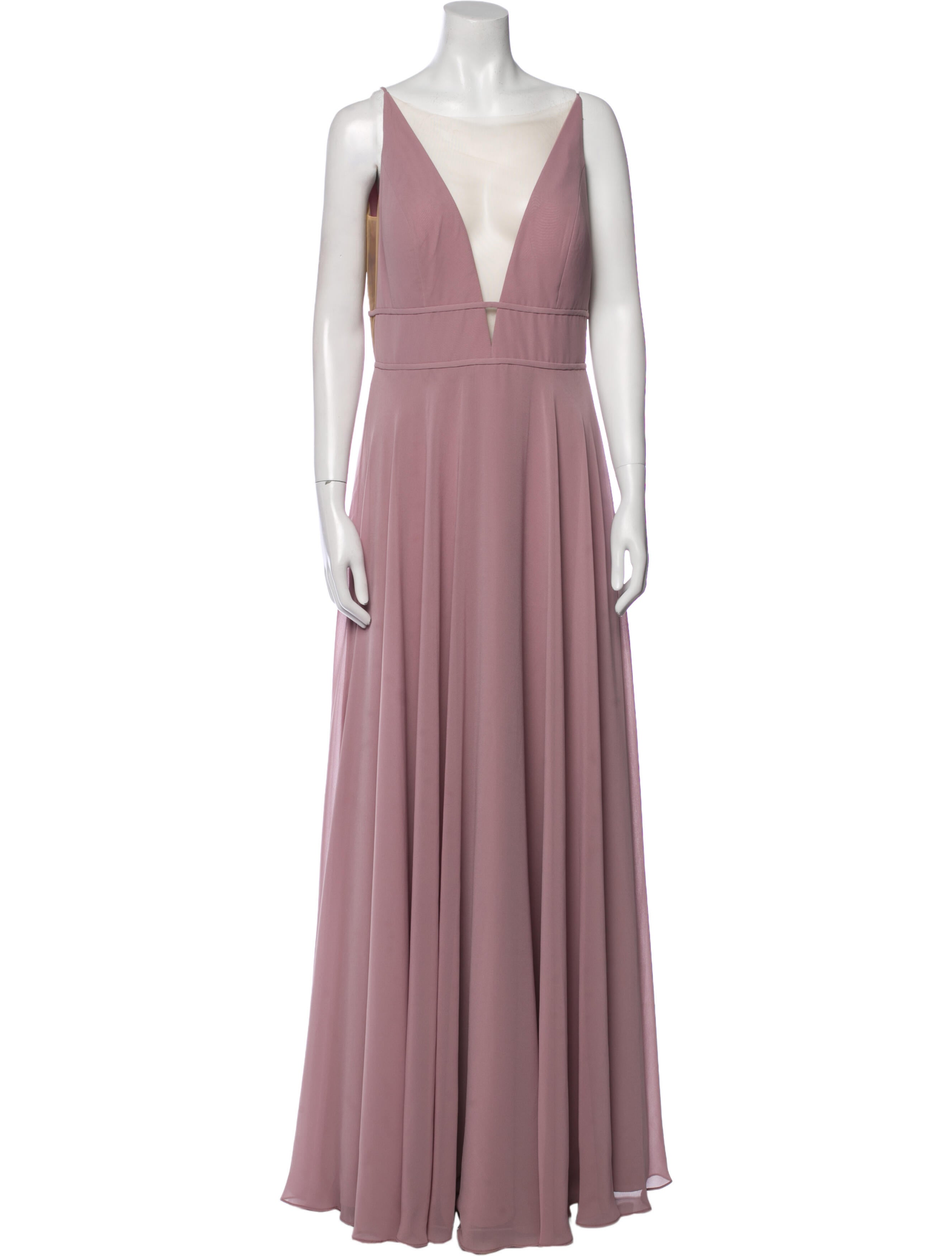 Jenny Yoo V-Neck Long Dress w/ Tags