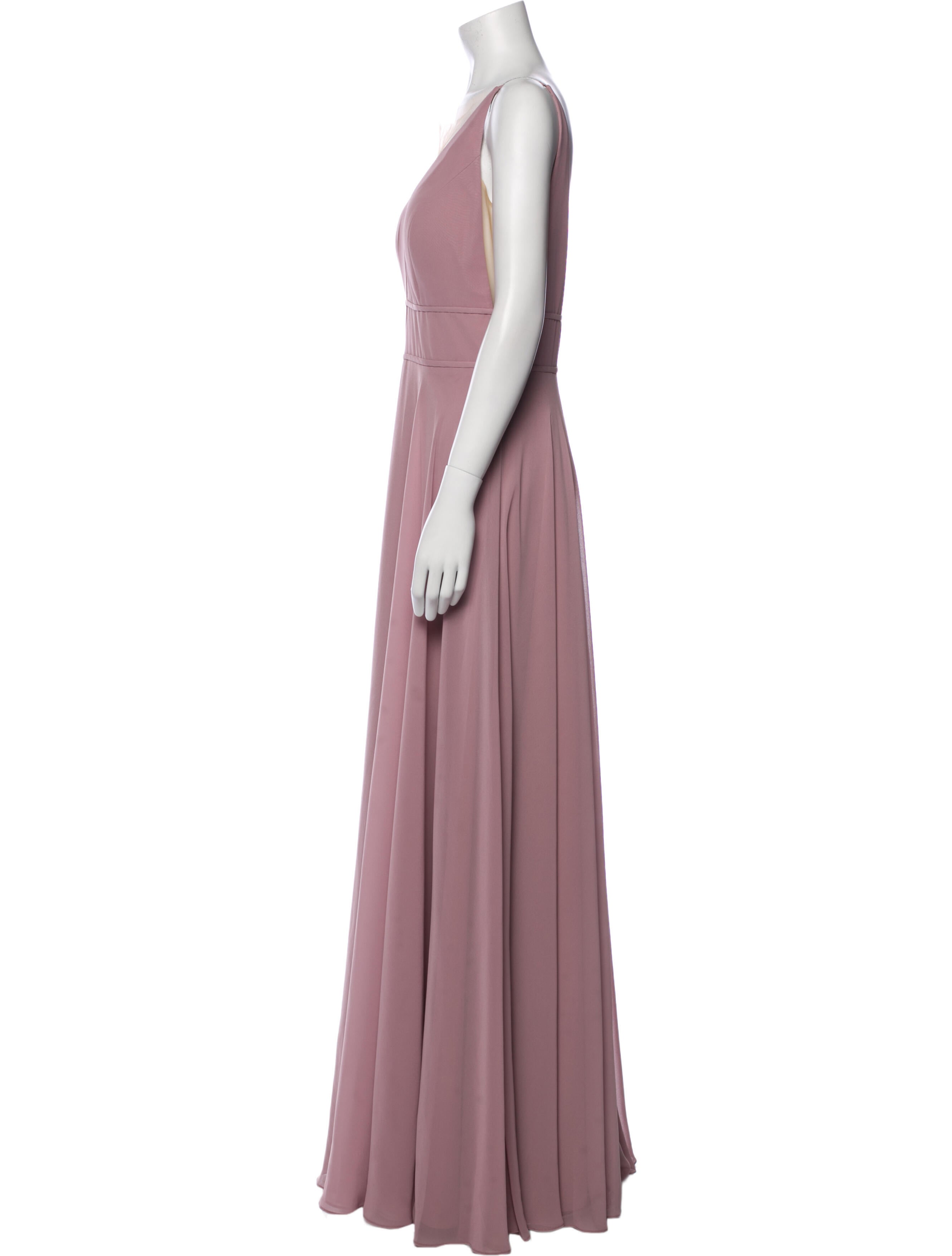 Jenny Yoo V-Neck Long Dress w/ Tags