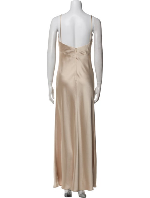 Jenny Yoo Cowl Neck Long Dress