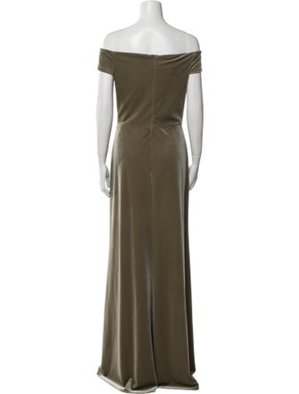 Jenny Yoo Bateau Neckline Long Dress