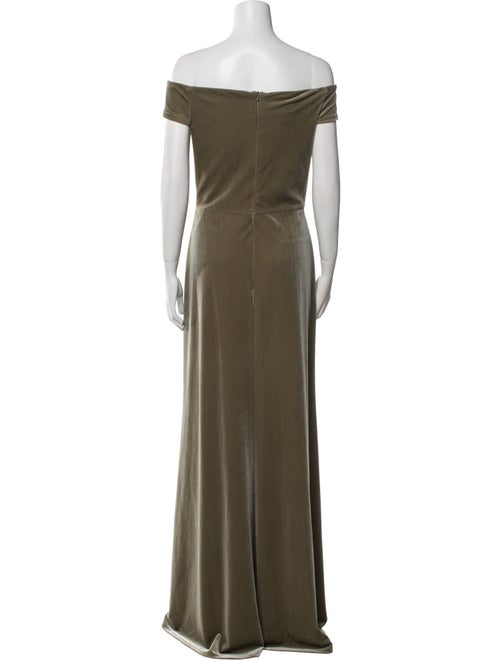 Jenny Yoo Bateau Neckline Long Dress