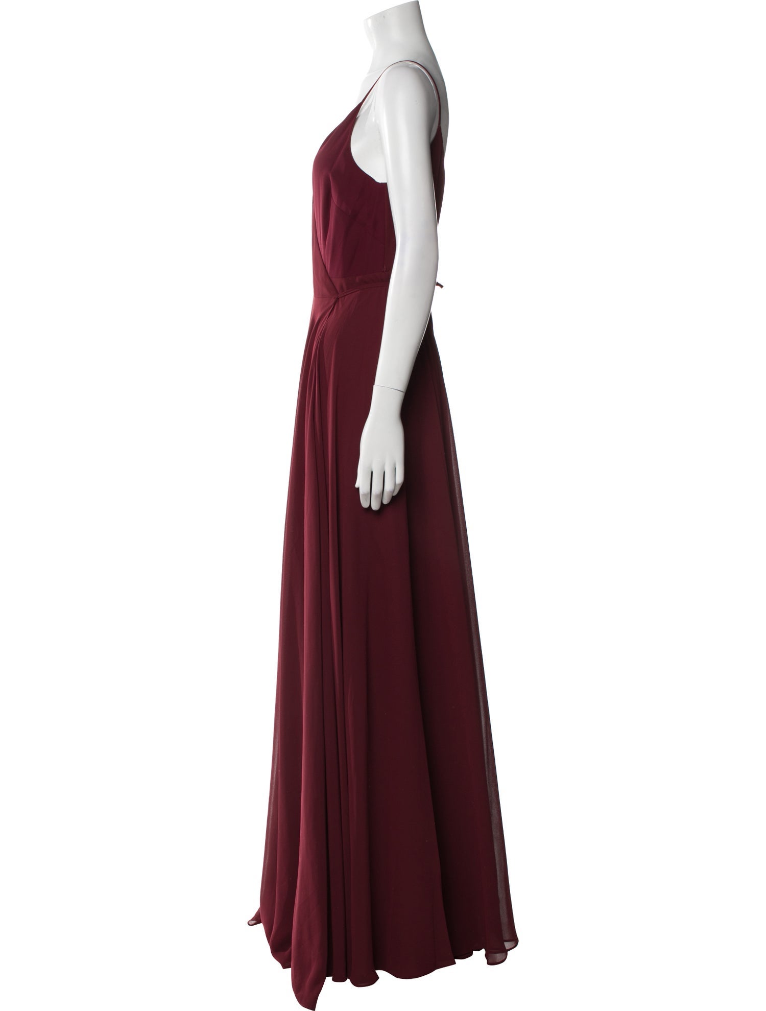 Jenny Yoo V-Neck Long Dress
