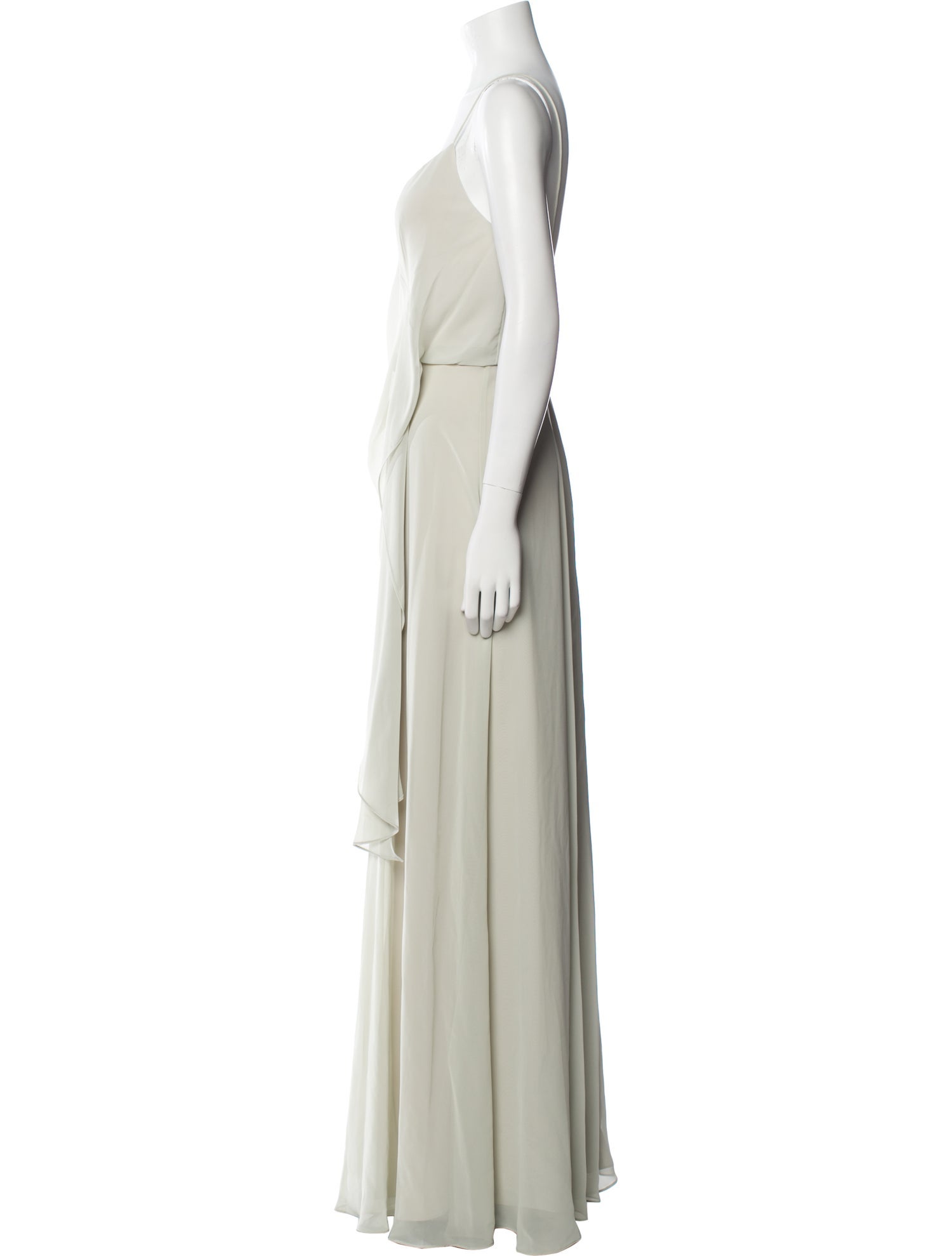 Jenny Yoo V-Neck Long Dress