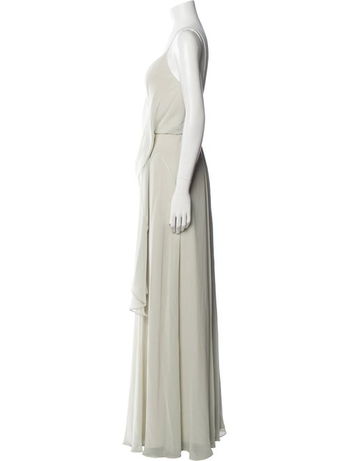 Jenny Yoo V-Neck Long Dress