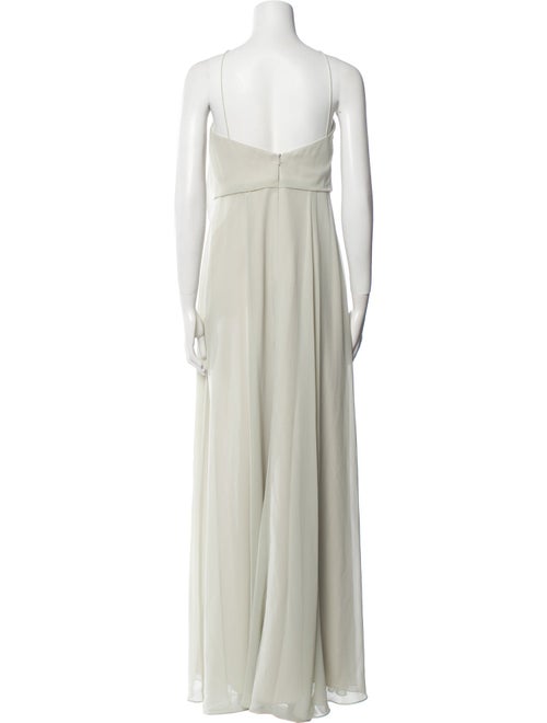 Jenny Yoo V-Neck Long Dress