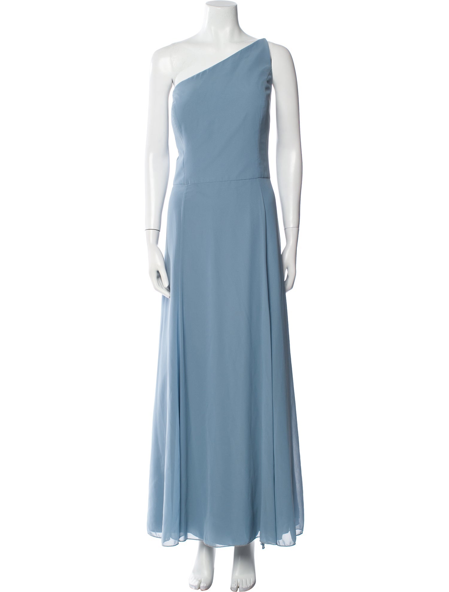 Jenny Yoo One-Shoulder Long Dress