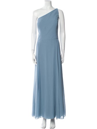 Jenny Yoo One-Shoulder Long Dress