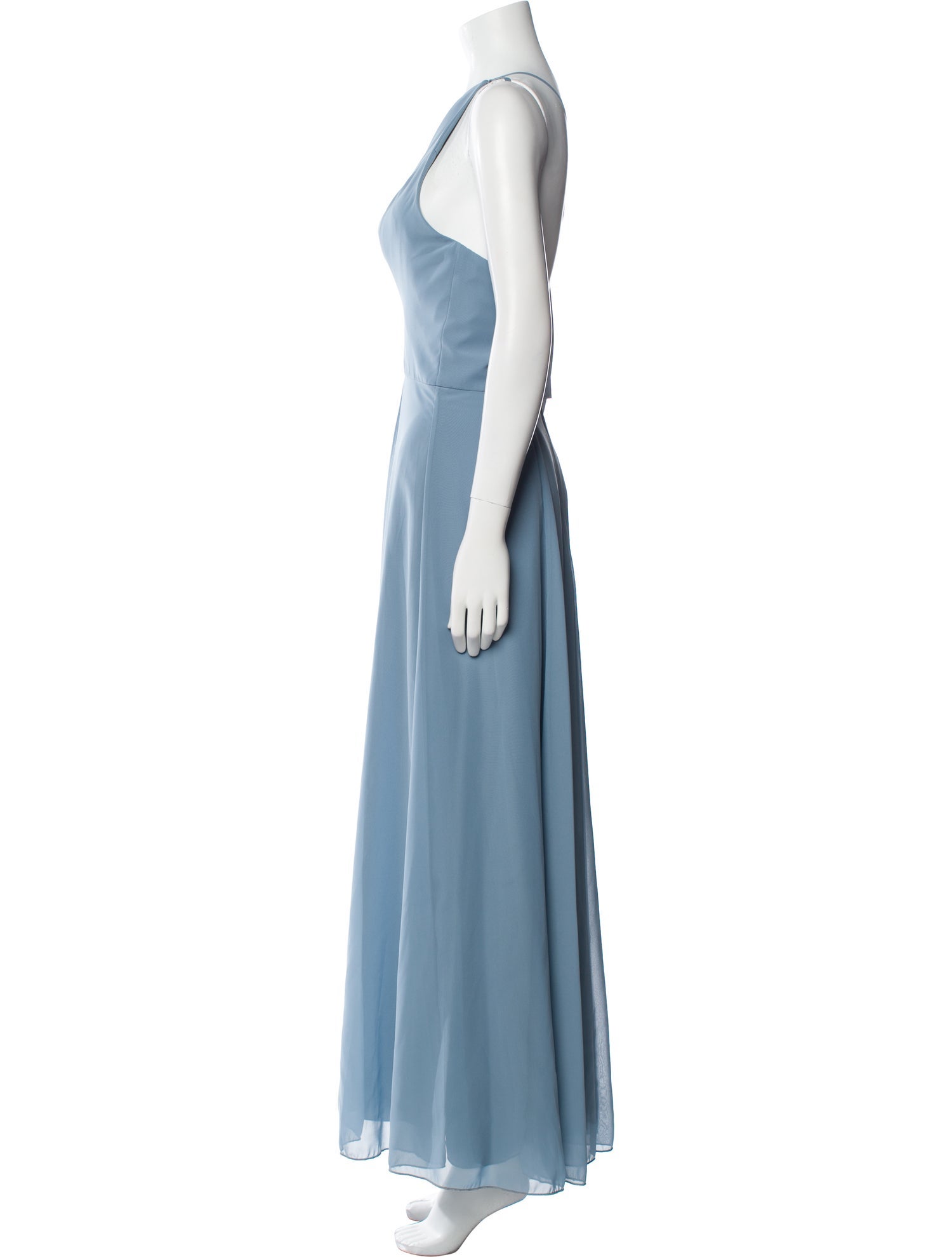 Jenny Yoo One-Shoulder Long Dress