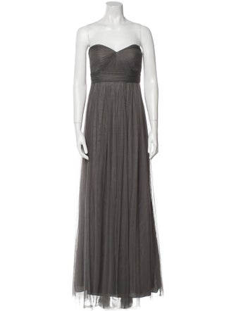 Jenny Yoo Strapless Long Dress