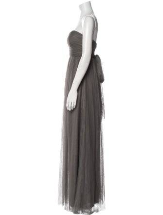 Jenny Yoo Strapless Long Dress