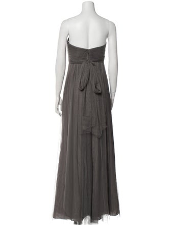 Jenny Yoo Strapless Long Dress