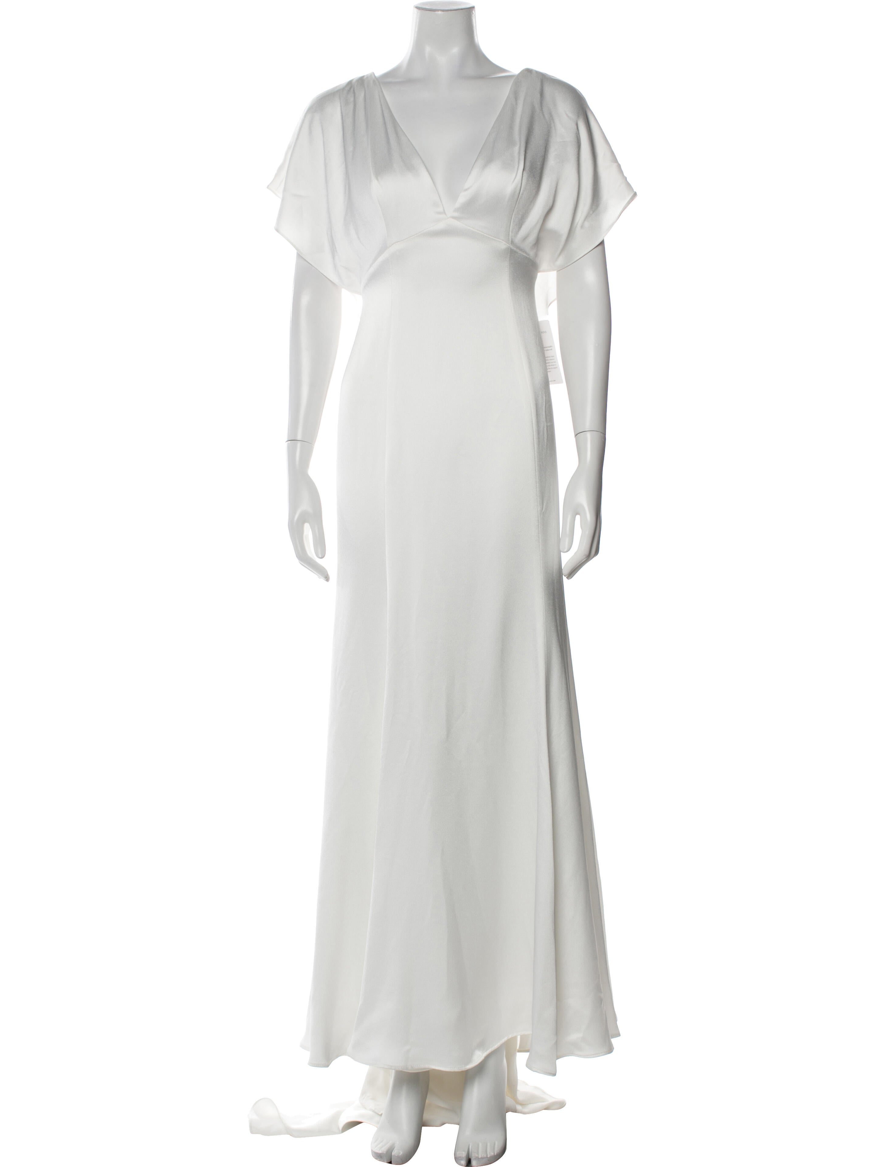 Jenny Yoo V-Neck Long Dress