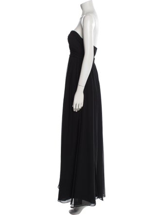 Jenny Yoo Strapless Long Dress