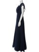 Jenny Yoo V-Neck Long Dress