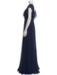 Jenny Yoo V-Neck Long Dress