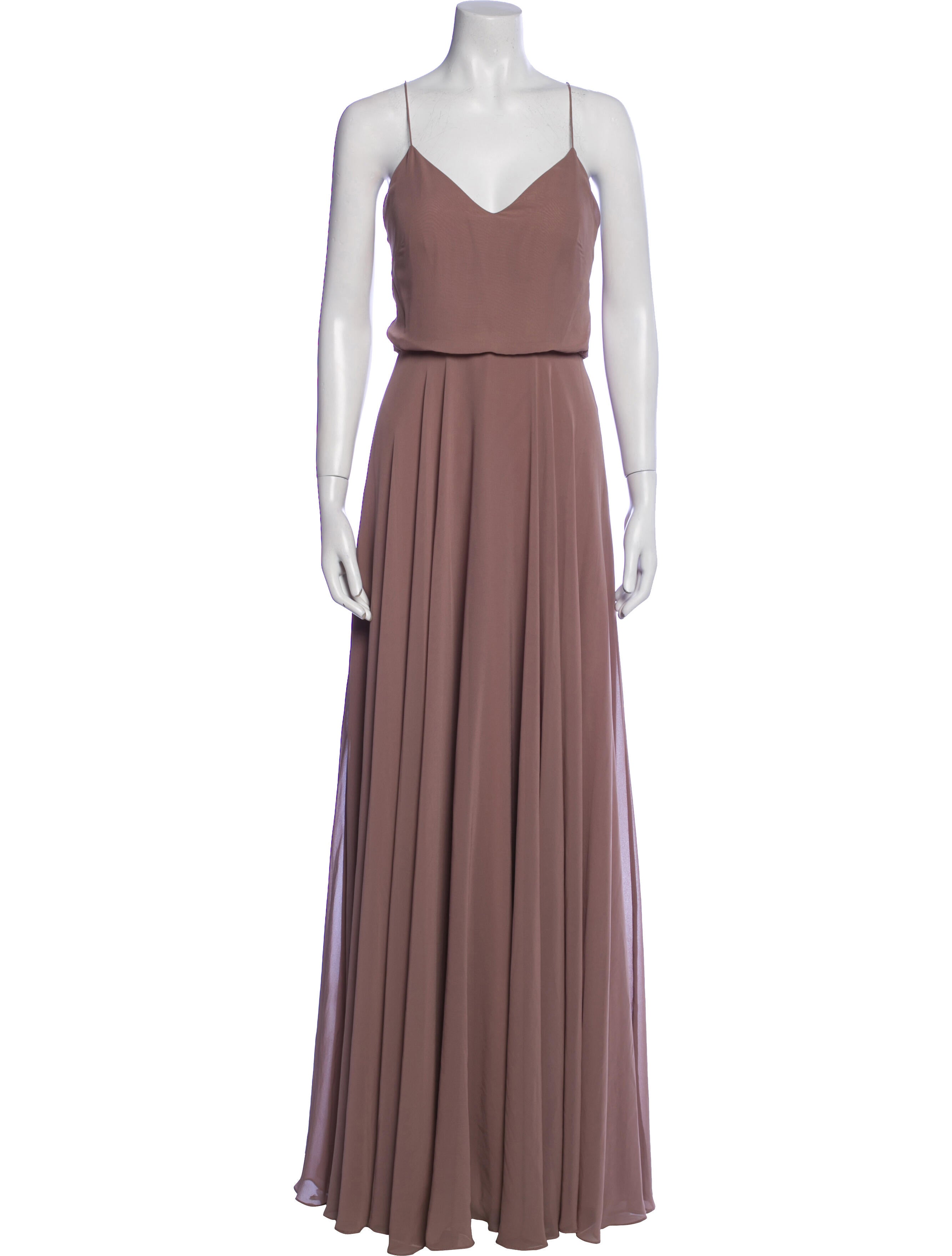 Jenny Yoo V-Neck Long Dress w/ Tags