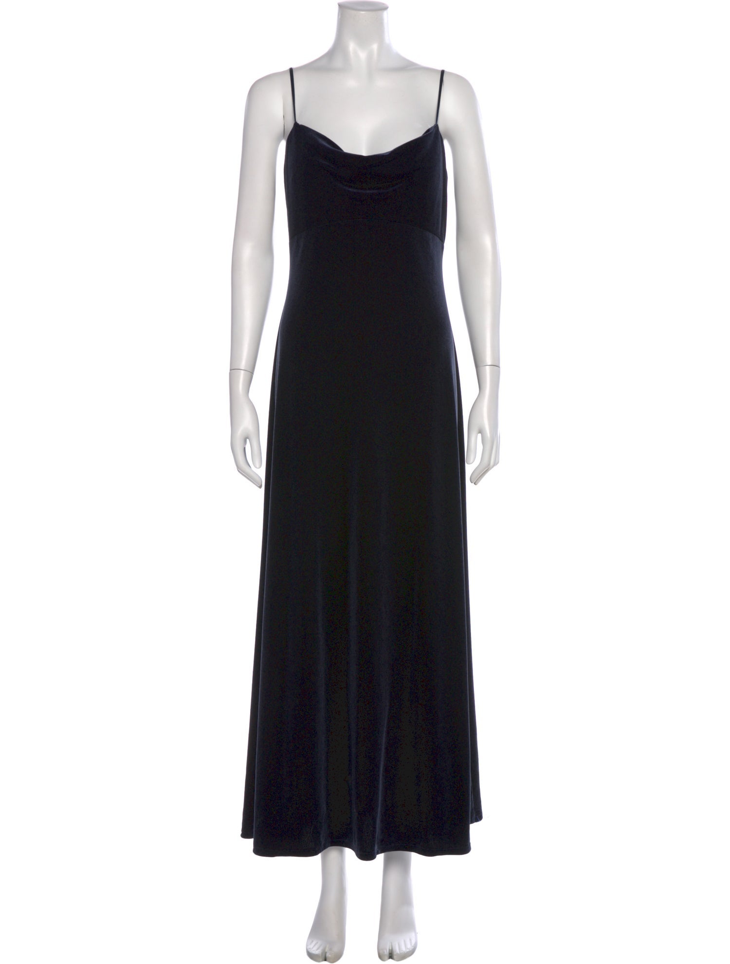 Jenny Yoo Cowl Neck Long Dress