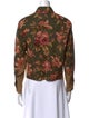 Jess Meany Floral Print Long Sleeve Button-Up Top