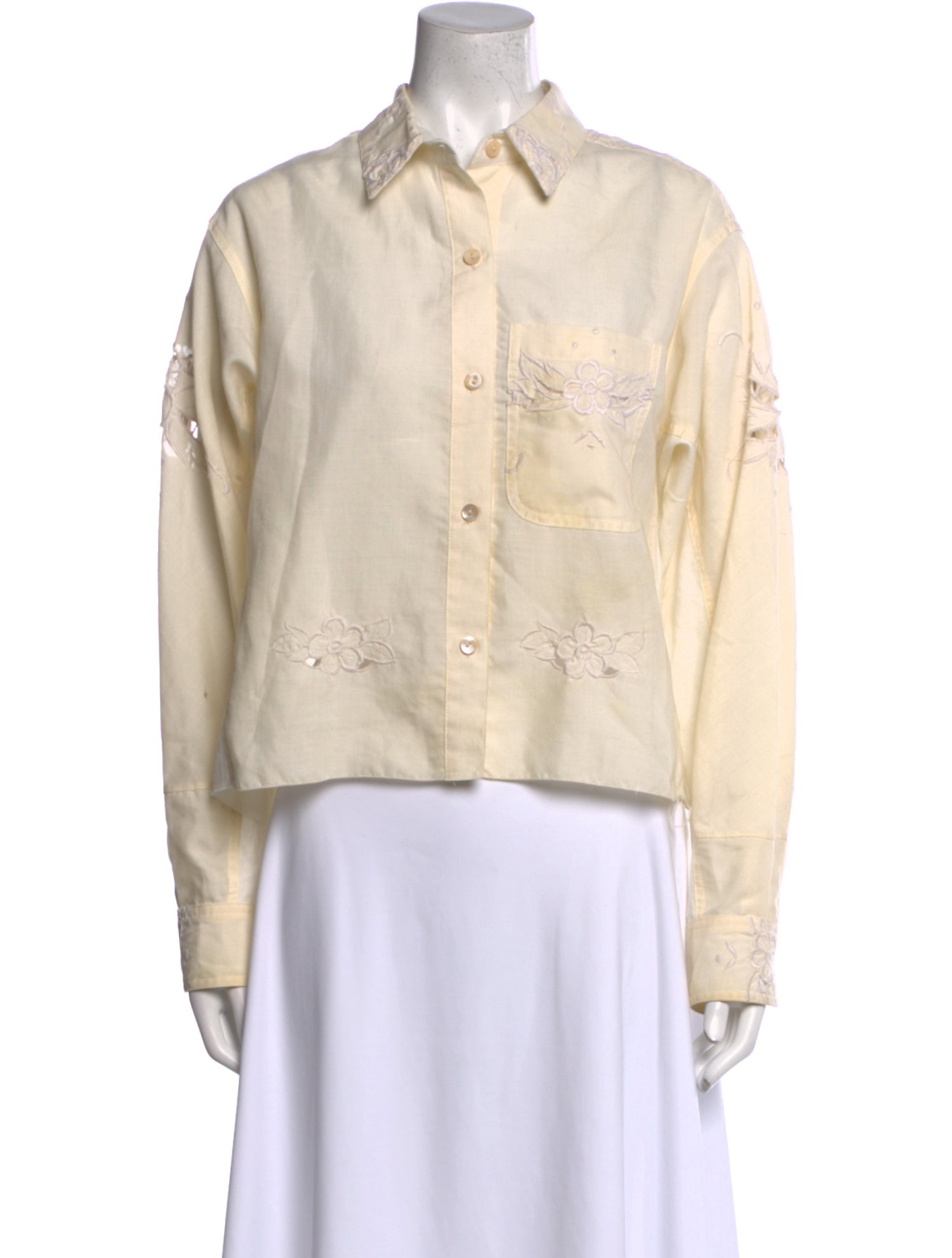 Jess Meany Long Sleeve Button-Up Top