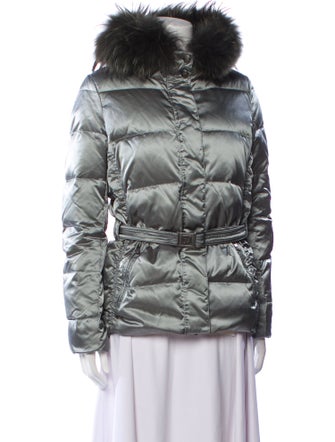 JETSET Colorblock Pattern Down Coat