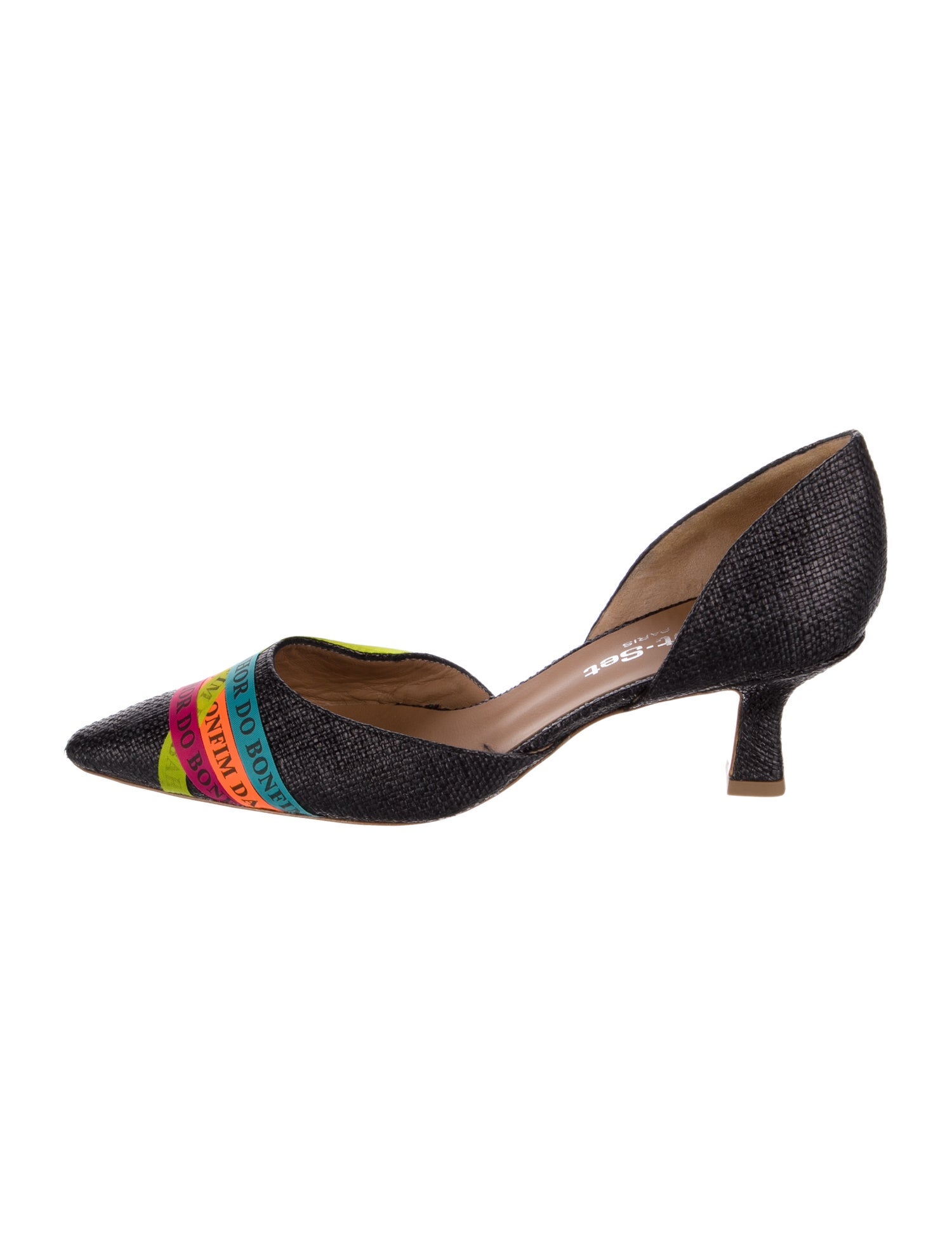 JETSET Printed D'Orsay Pumps