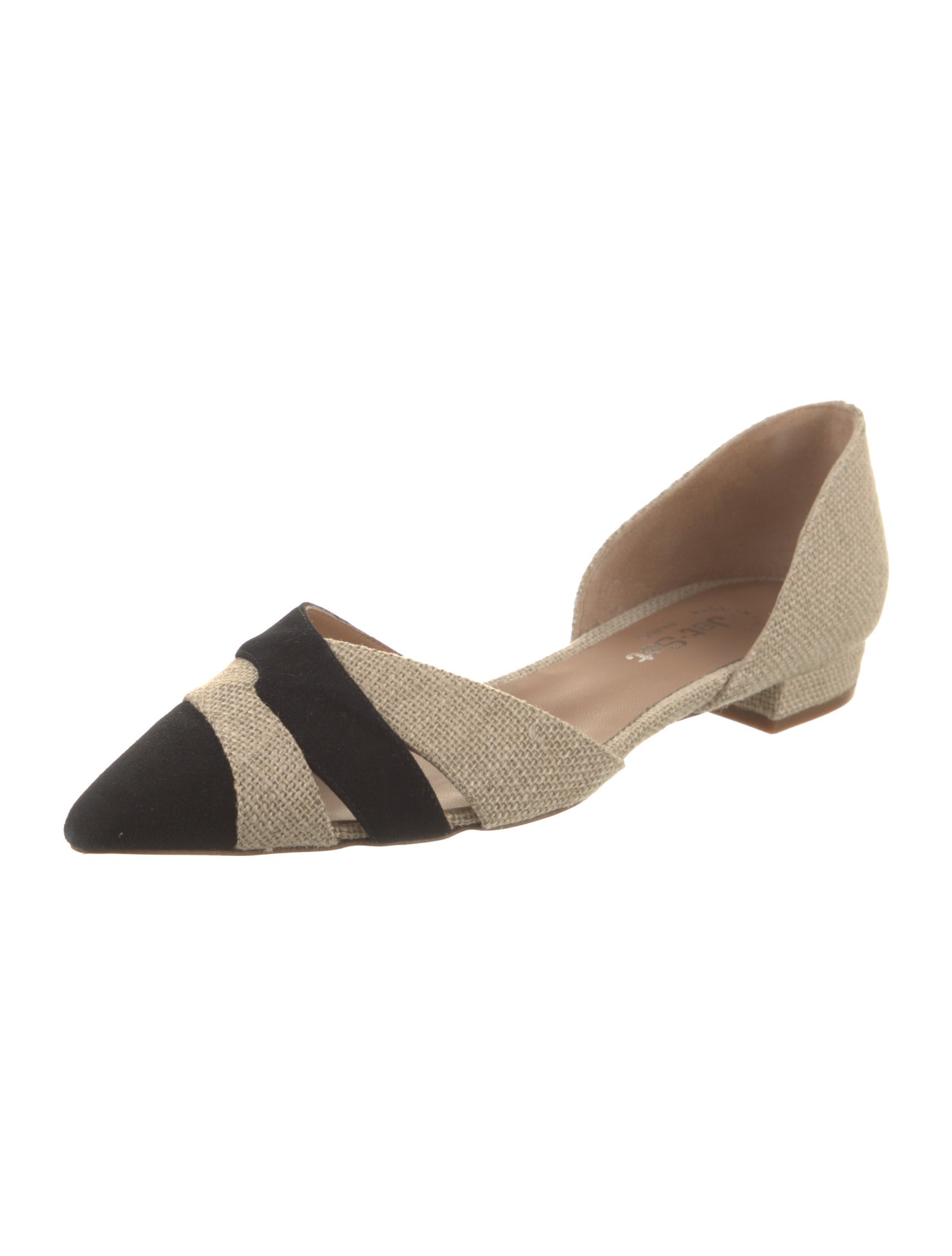 JETSET Colorblock Pattern D'Orsay Flats