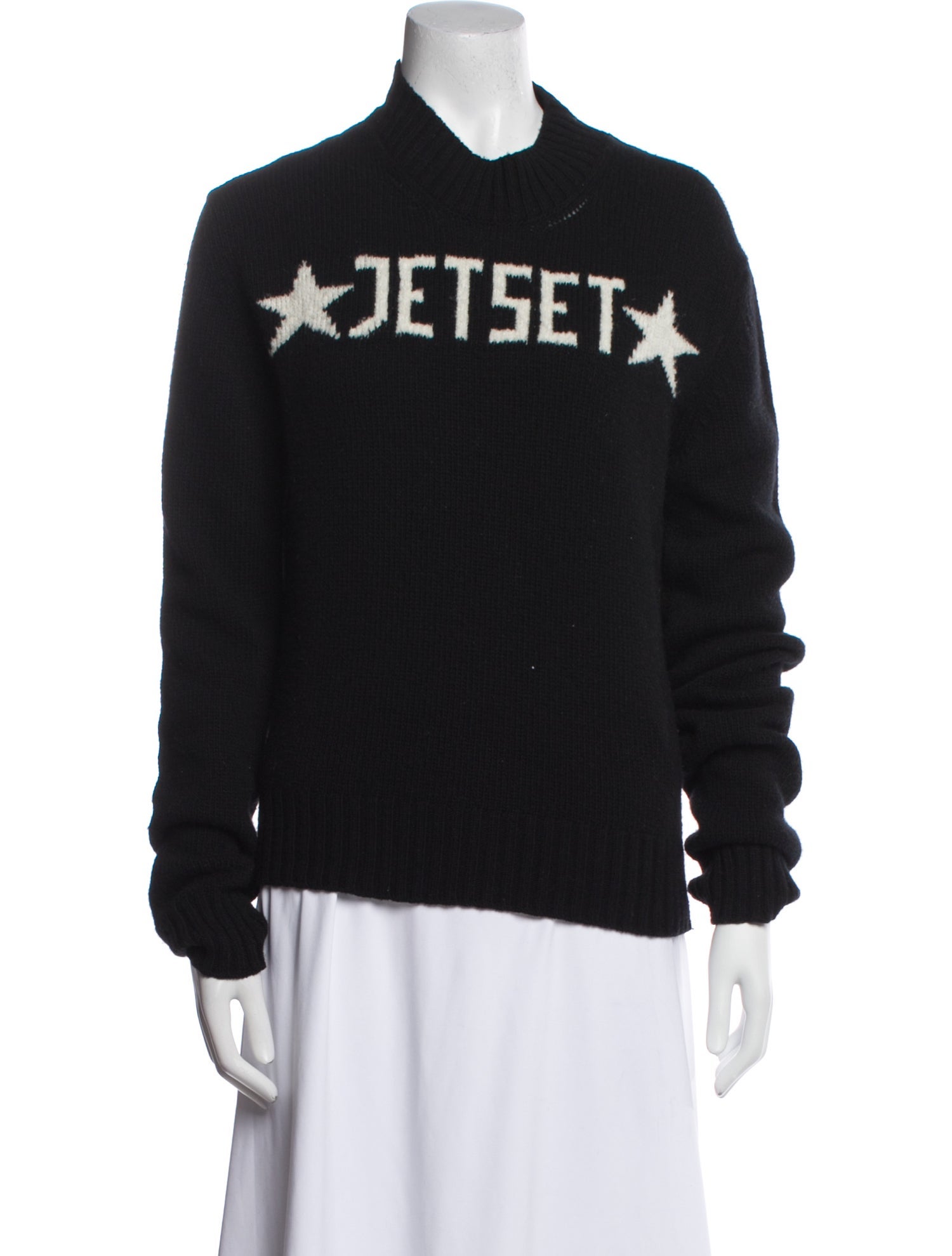 JETSET Wool Graphic Print Sweater