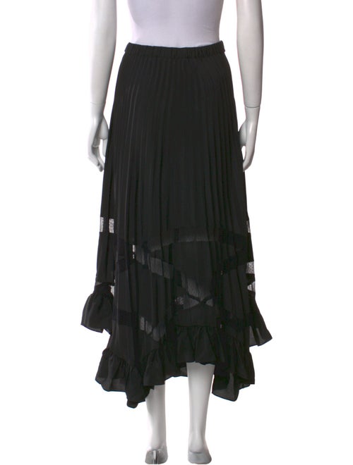 Claudie Pierlot Ruffle Embellishment Midi Length Skirt