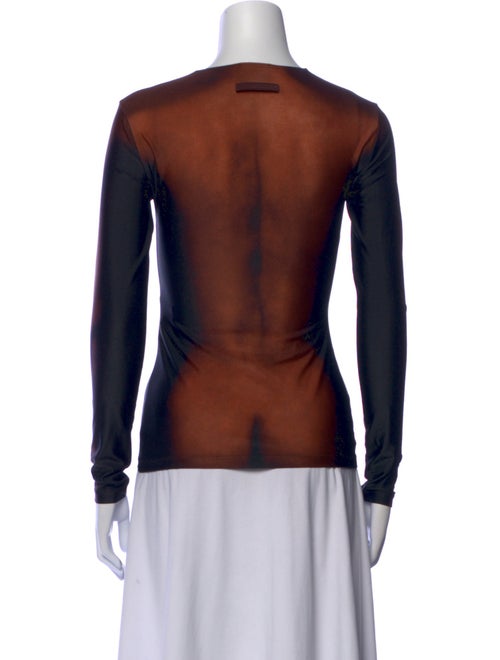 Jean Paul Gaultier x Lotta Volkova Printed Crew Neck Top