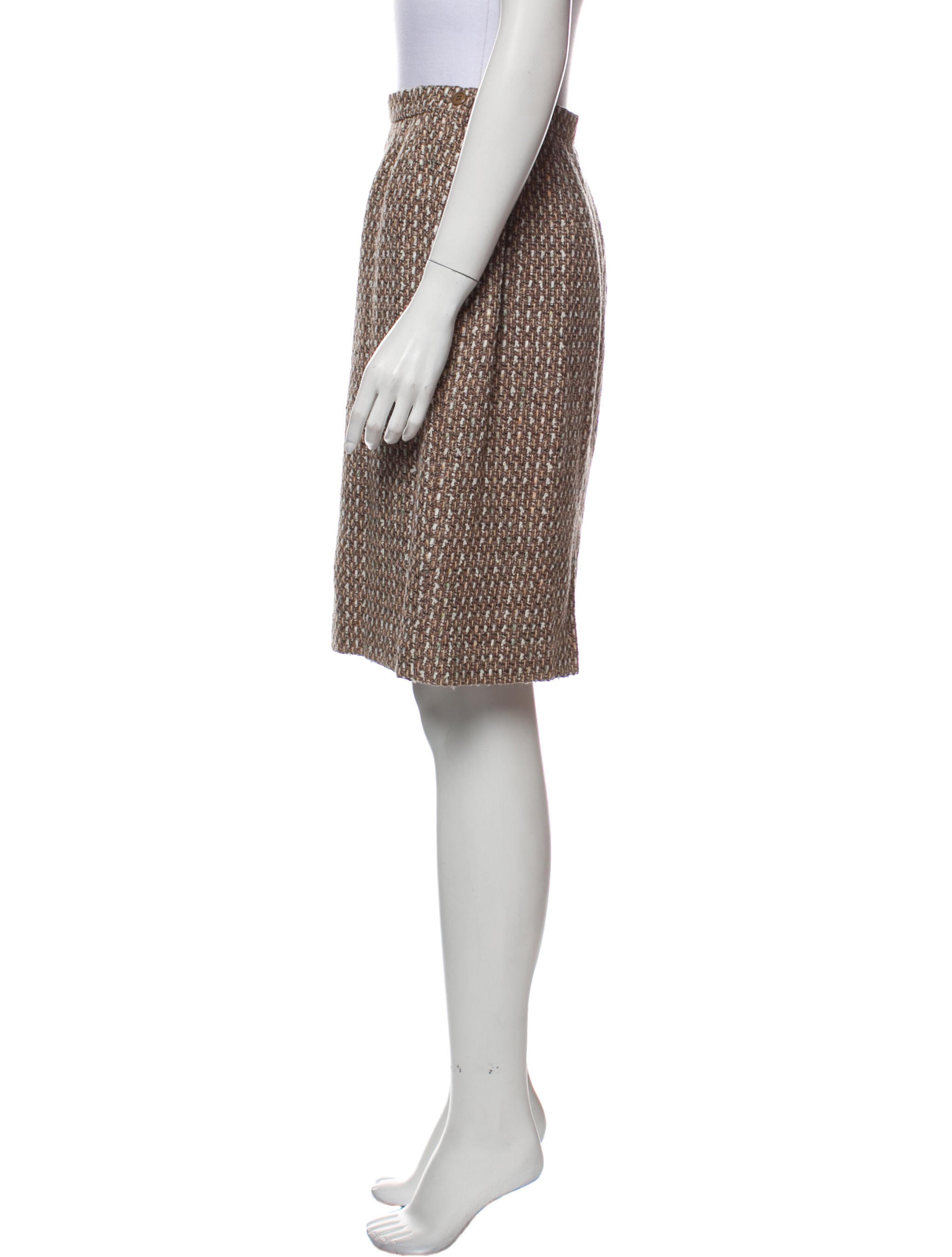 Jacques Fath Vintage Knee-Length Skirt