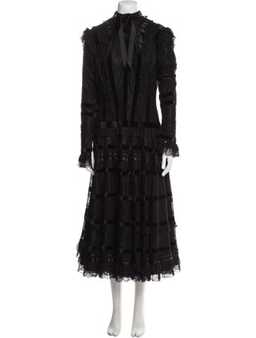 Jean Fares Couture Dresses Mock Neck Long Dress XL