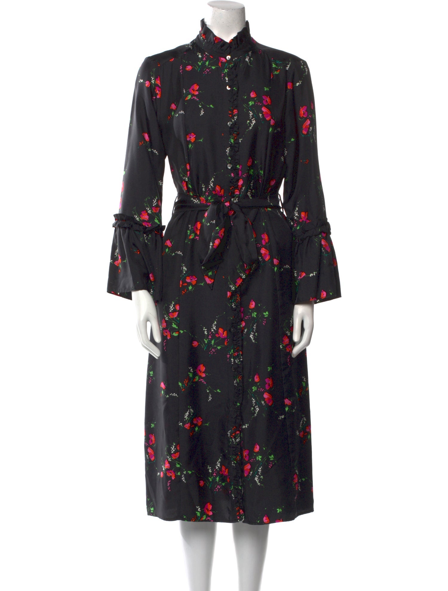 Julie Fagerholt Heartmade Silk Midi Length Dress