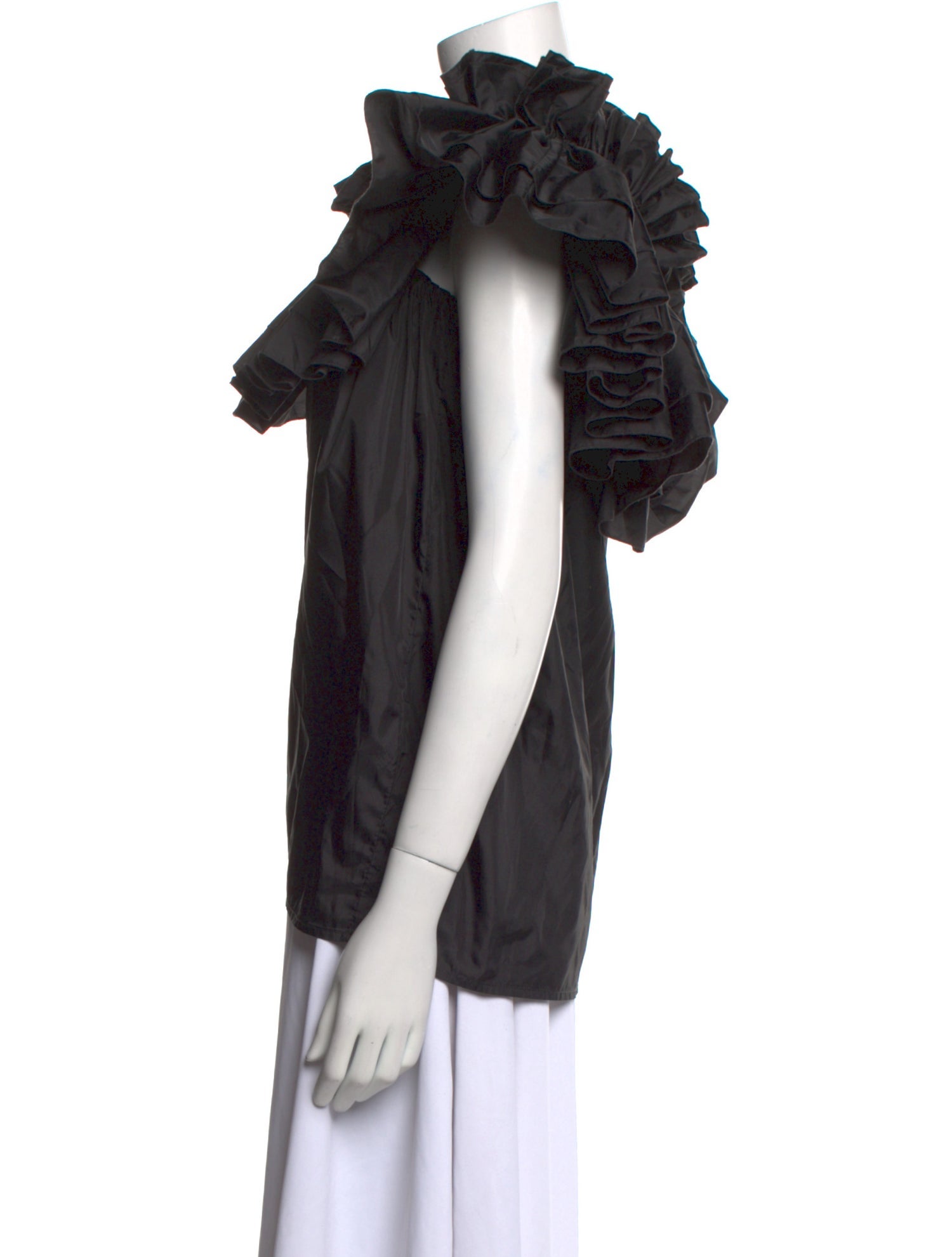 Julie Fagerholt Heartmade Asymmetrical Short Sleeve Blouse